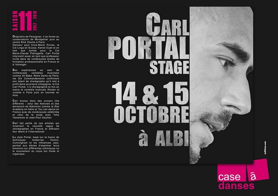 Stage Carl Portal   14/15 Oct